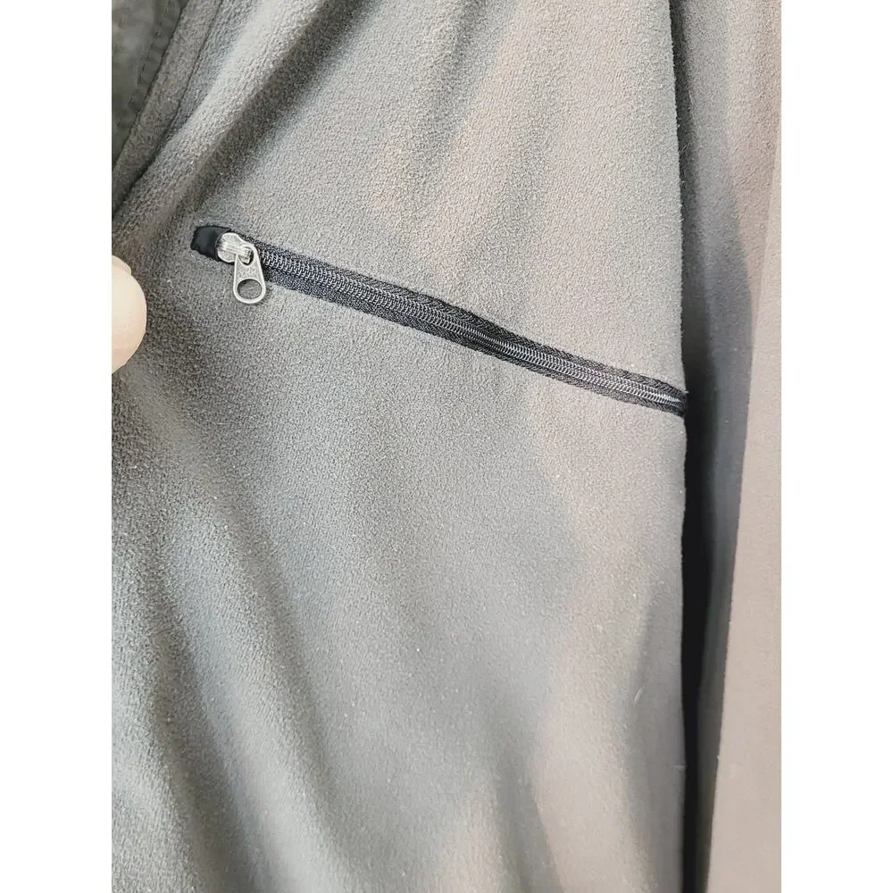 The North Face Green Zip Up Lined Fleece Lined Jacket Size XL